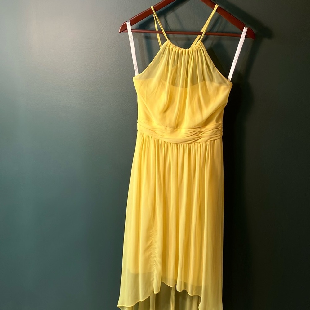 Yellow hi-low dress Social Bridesmaids